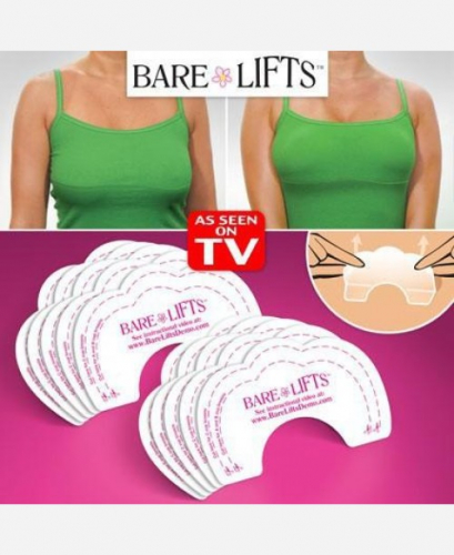 Наклейки для поднятия бюста Bare Lifts, 10 штук в упаковке 903983