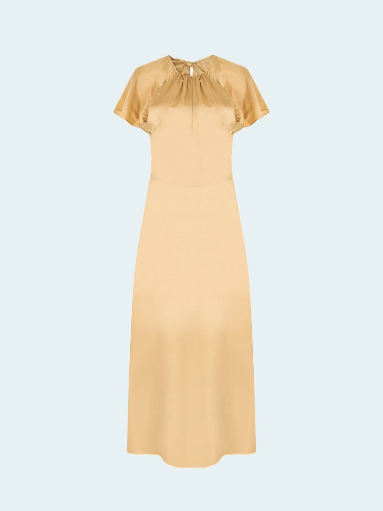 Платье миди из 100% вискозы ,
100% вискоза ,