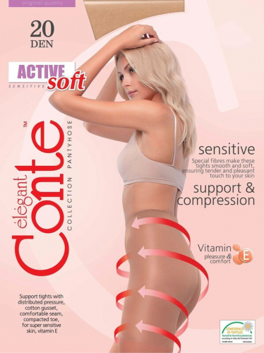 Колготки женские CONTE ACTIVE SOFT 20