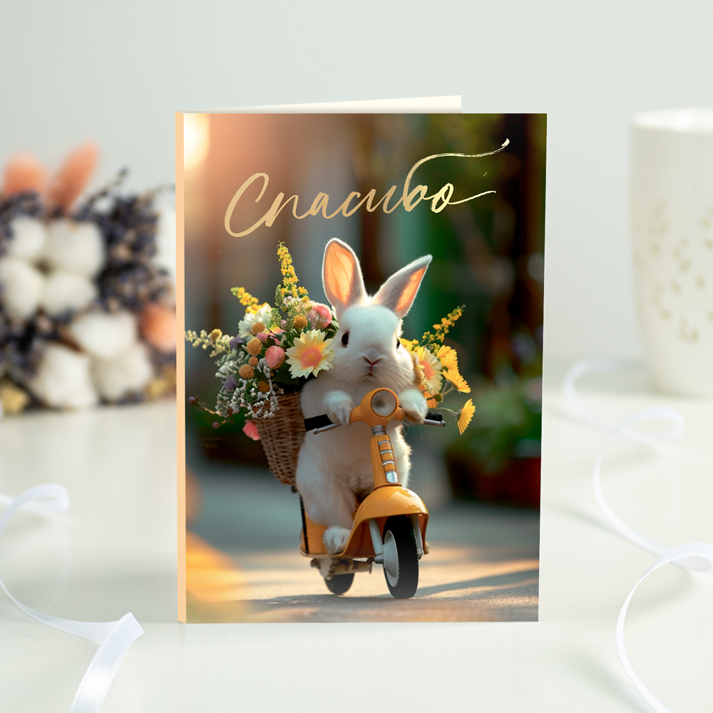 Открытка 4 шоколадки