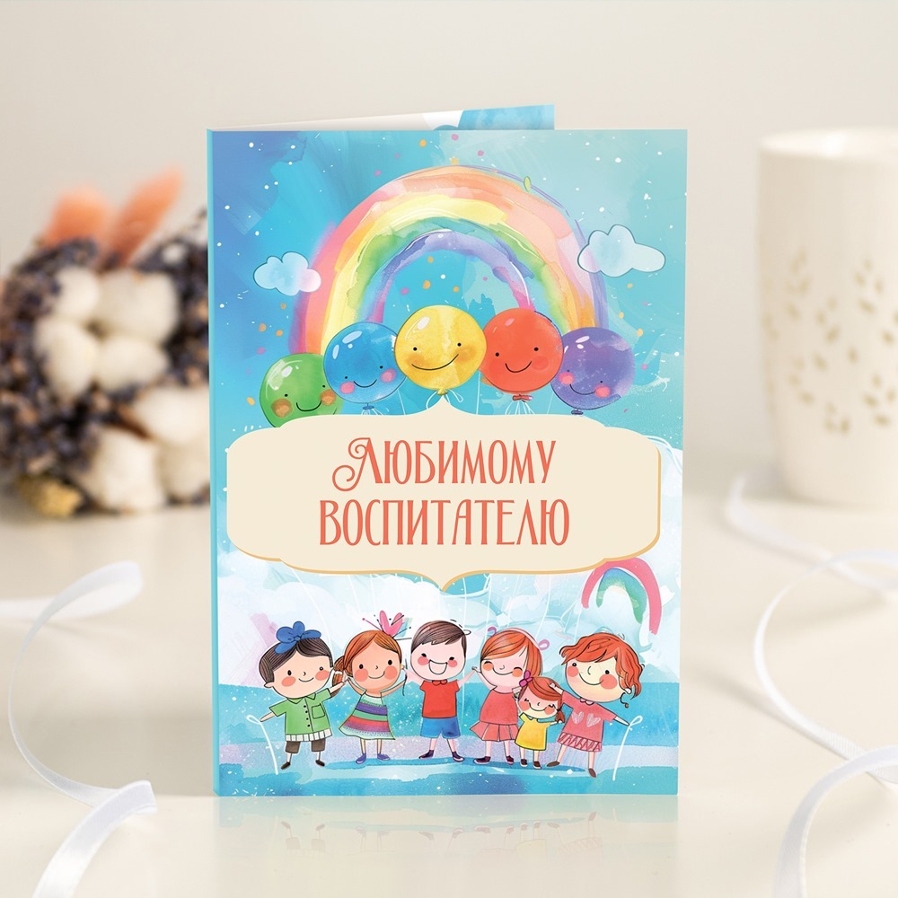 Открытка 4 шоколадки