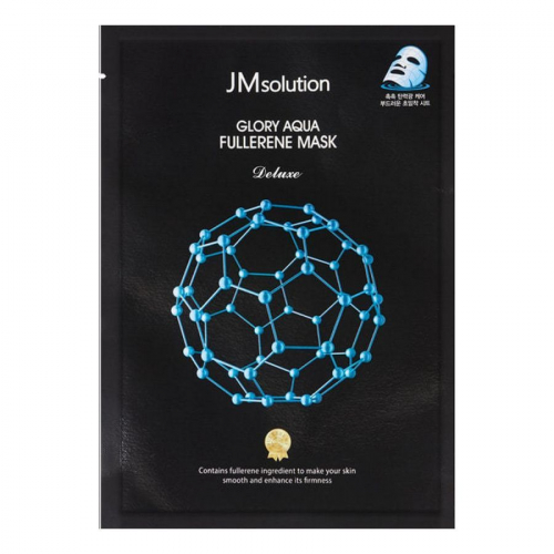 JMsolution Антиоксидантная тканевая маска с фуллереном и пептидами / Aqua Fullerene Mask, 30 мл УЦЕНКА