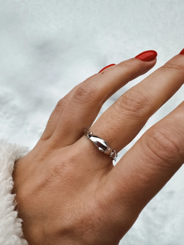 Серебряное кольцо «Стерлядь»
