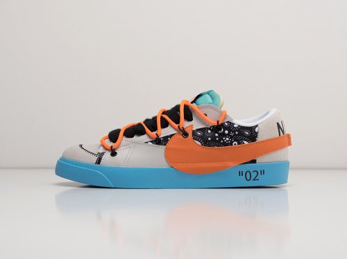 Кроссовки OFF White x Nike Blazer Low 77 Jumbo