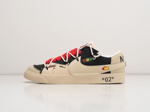 Кроссовки OFF White x Nike Blazer Low 77 Jumbo