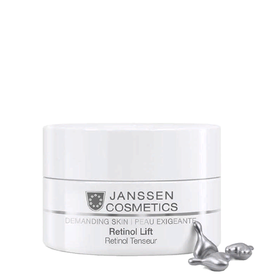 JANSSEN Капсулы с ретинолом для разглаживания морщин / DEMANDING SKIN 50 х 0,3 мл