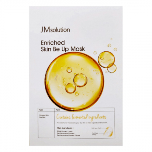 JMsolution Тканевая маска для микробиома кожи с лизатом бифидобактерий / Enriched Skin Be Up Mask, 30 мл