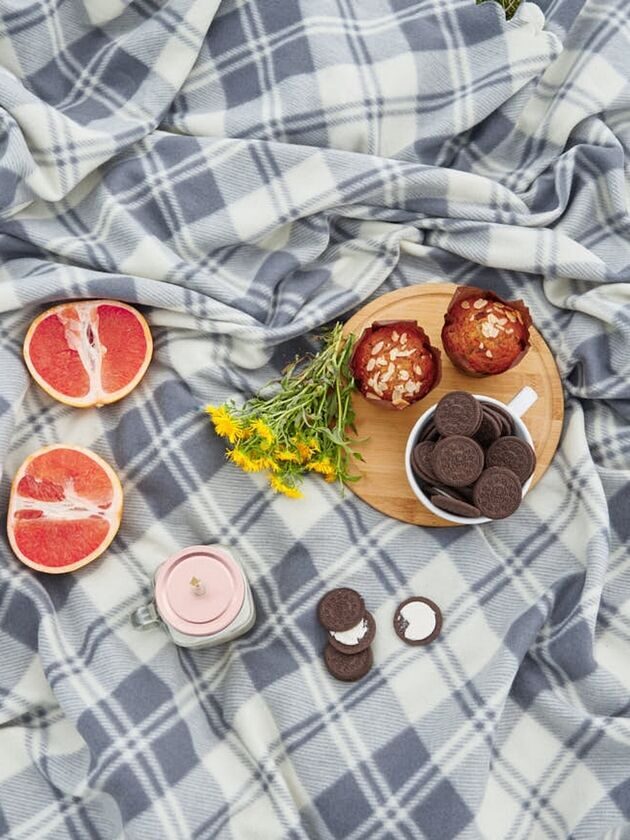 Флисовый плед