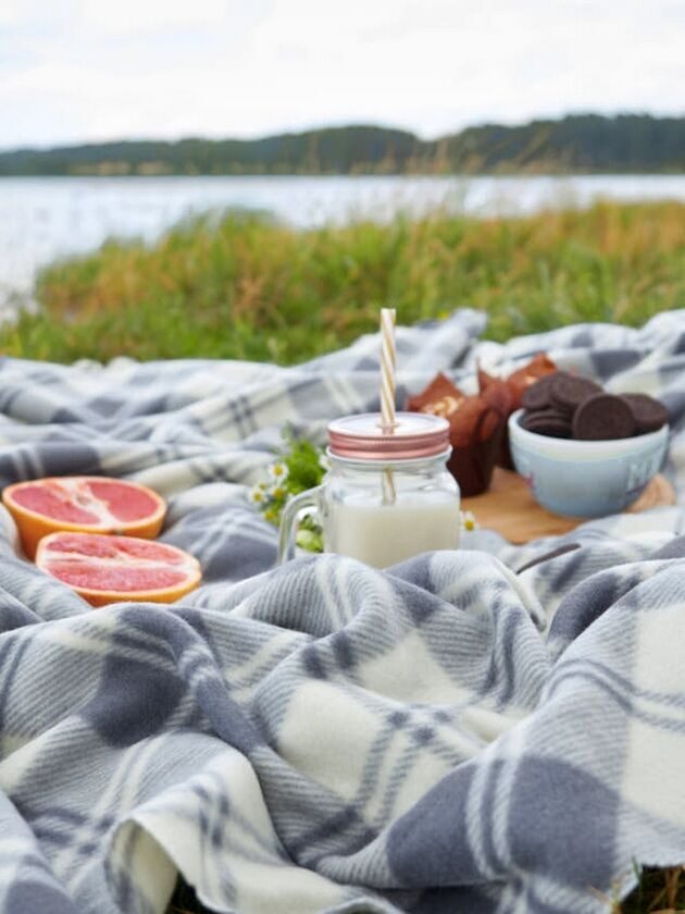 Флисовый плед