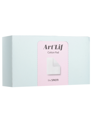 [THE SAEM] Пэды для лица ХЛОПКОВЫЕ очищающие Art'Lif Cotton Pad, 80 шт