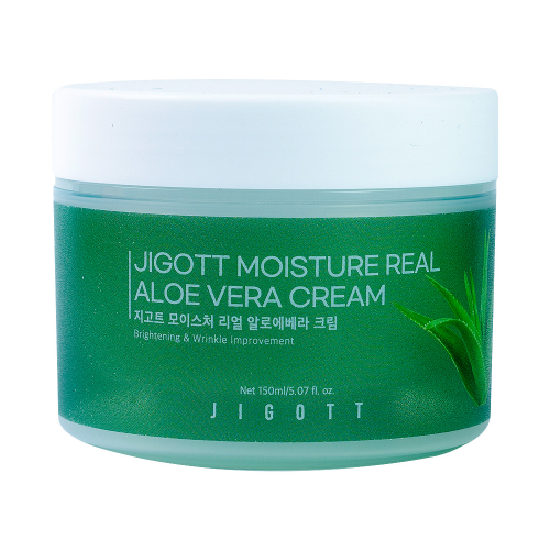 271 р.  492 р.  [JIGOTT] Крем для лица АЛОЕ Moisture Real Aloe Vera Cream, 150 мл