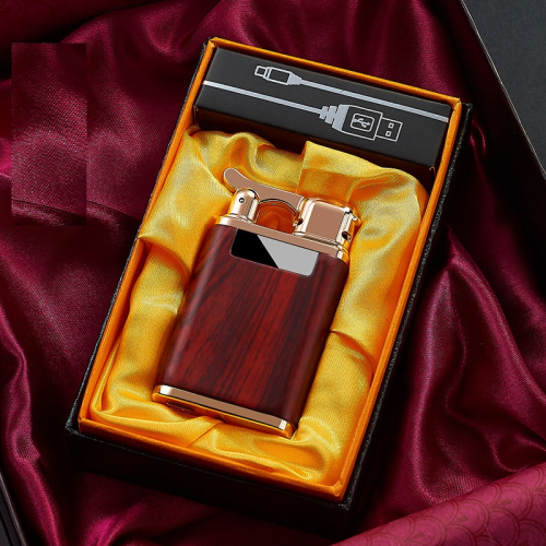 Электроимпульсная зажигалка с USB зарядкой полисандр