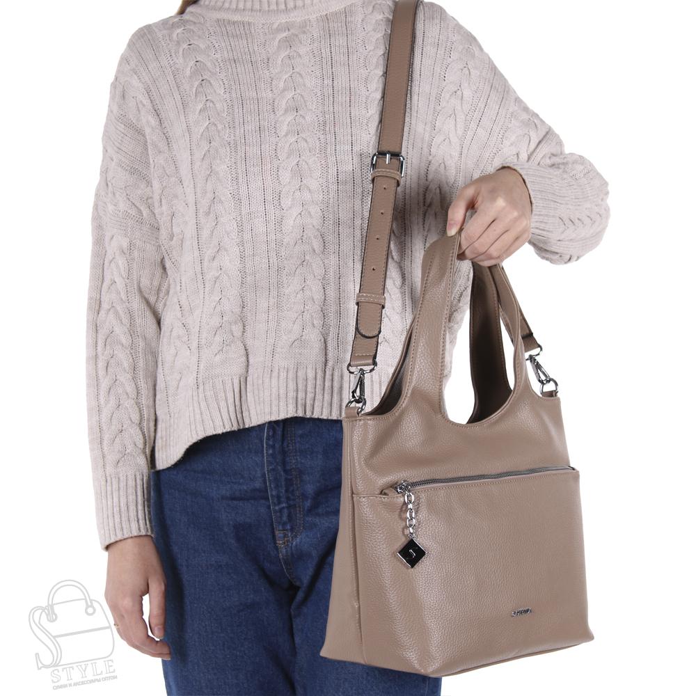 Сумка женская 575746 beige Velina Fabbiano-Safenta