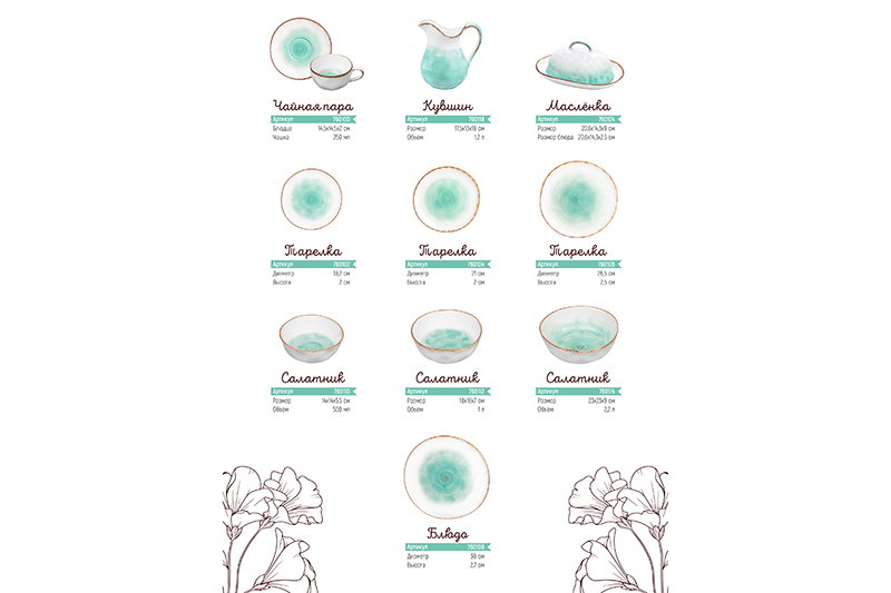 Тарелка обеденная 26,5*26,5*2,5 см