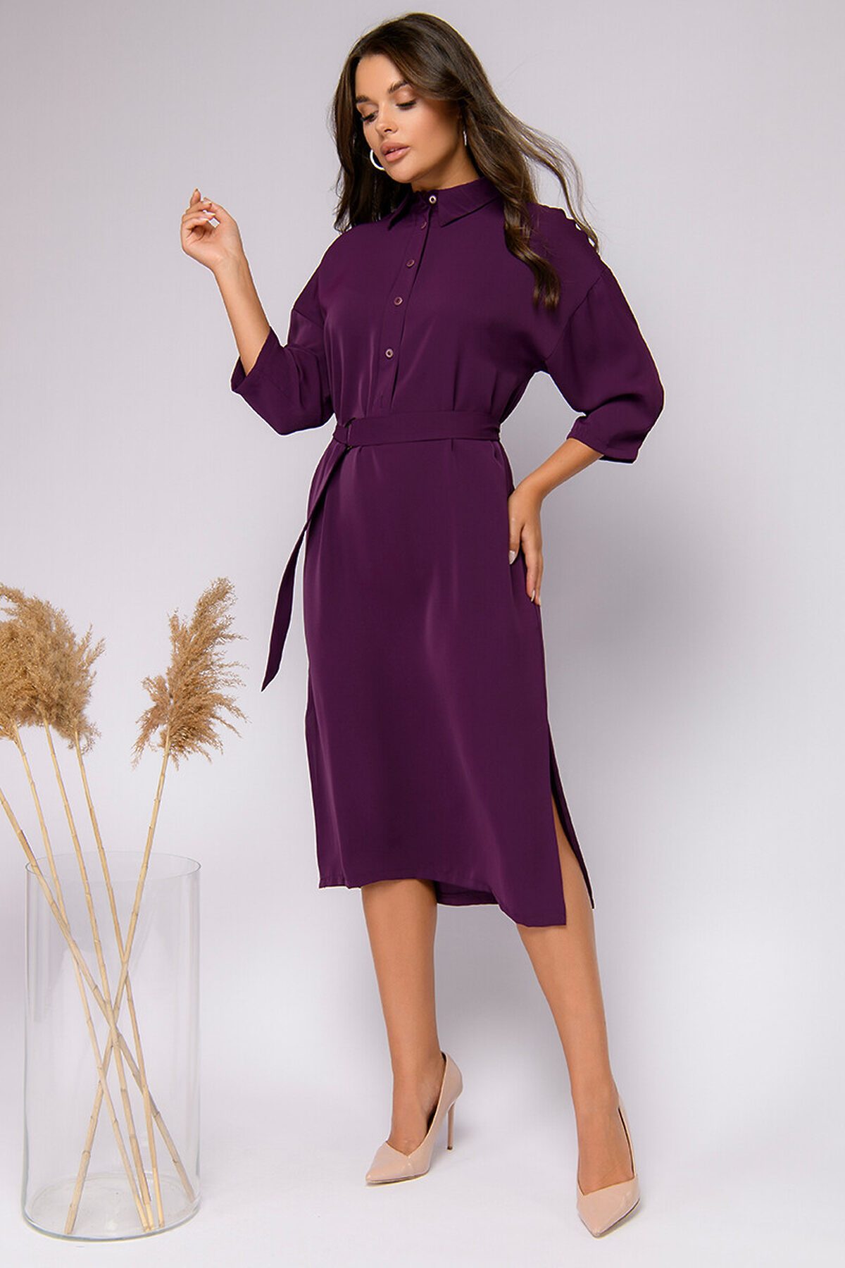 Платье 1001 DRESS #697718Темно-бордовый