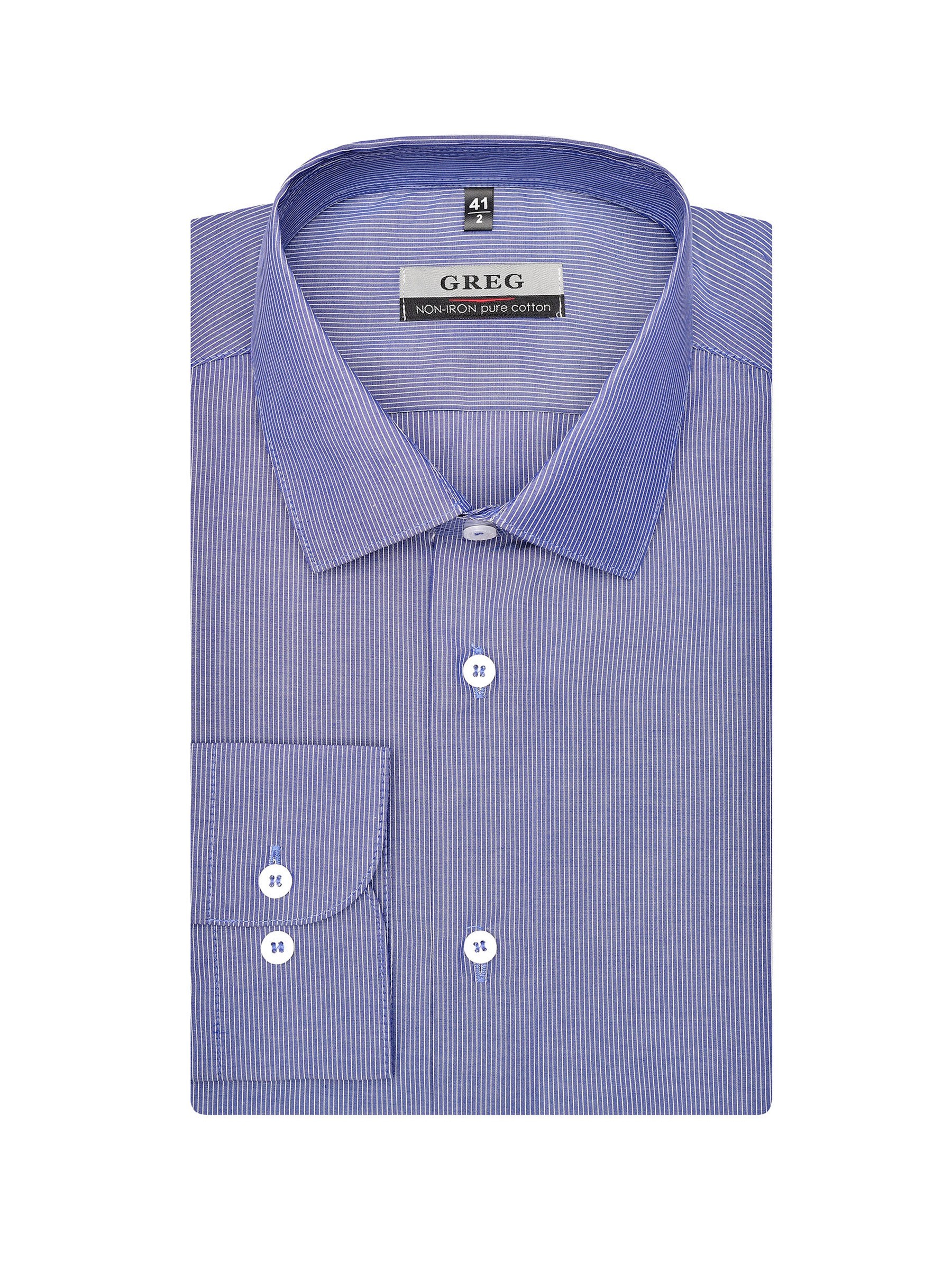 Сорочка мужская длинный рукав GREG 221/211/6151