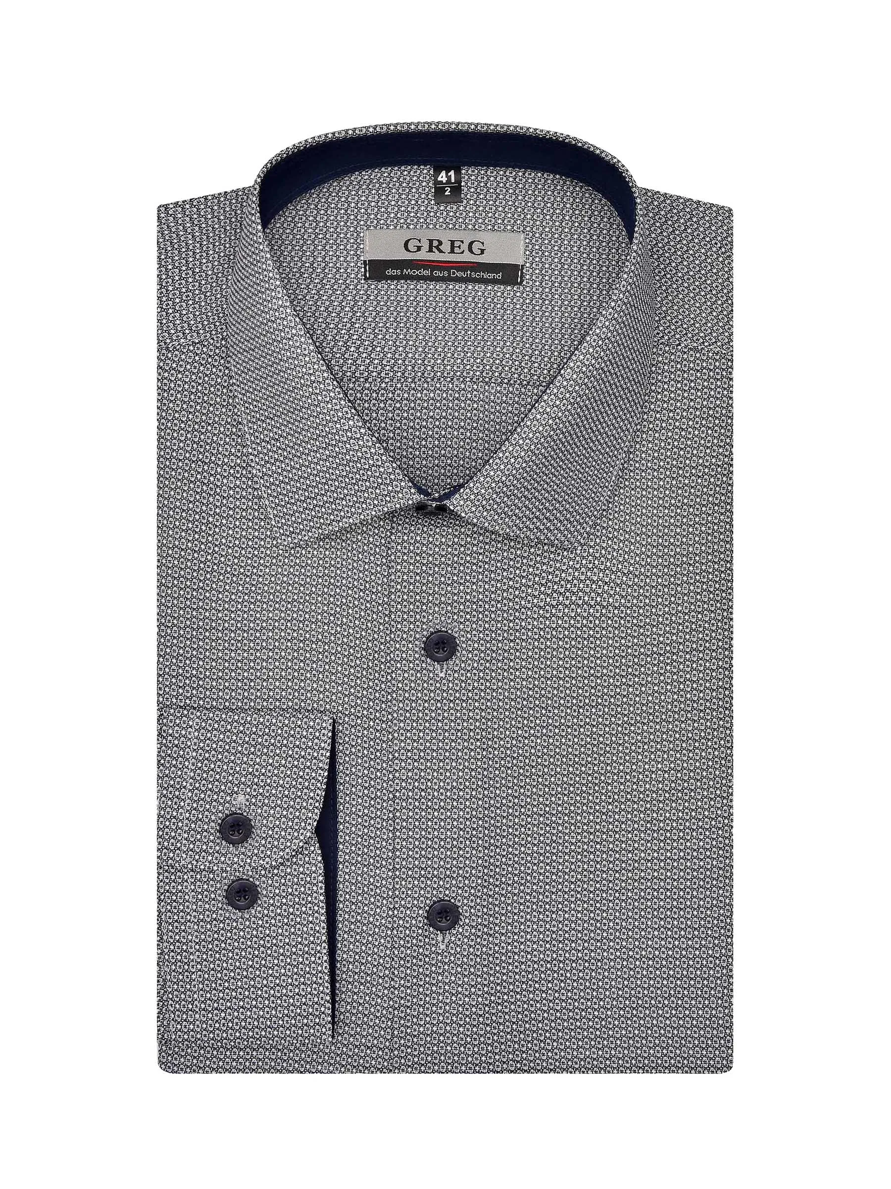 Сорочка мужская длинный рукав GREG 323/219/7389/1
