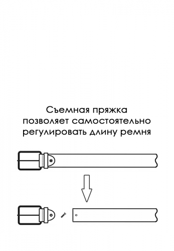 Ремень кожаный мужской CARPENTER Cr16 матадор дв.стр корич