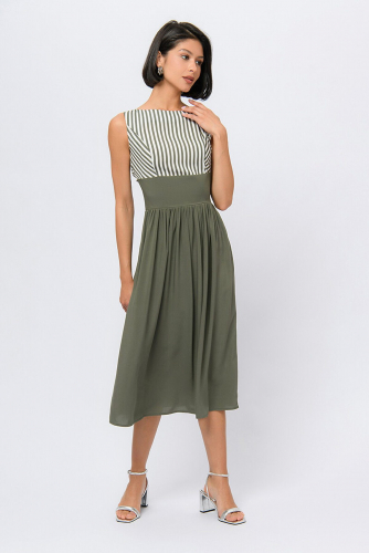Платье 1001 DRESS #1024371Хаки (принт)