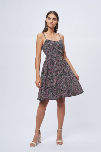 Платье 1001 DRESS #889010Черный (принт)