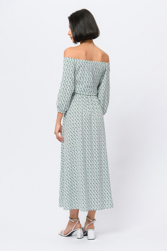 Платье 1001 DRESS #1023446Мятный (принт)