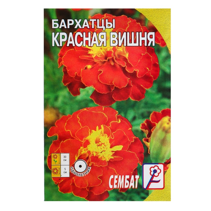 Семена цветов Бархатцы «Красная вишня», О, 0.2 г