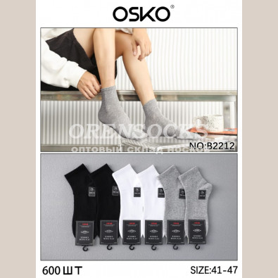 OSKO НОСКИ МУЖСКИЕ ХЛОПОК АССОРТИ B2212