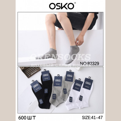 НОСКИ МУЖСКИЕ ХЛОПОК 100% АССОРТИ OSKO B2329