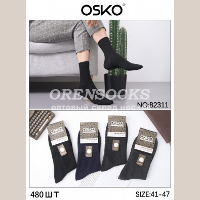 НОСКИ МУЖСКИЕ ХЛОПОК АССОРТИ OSKO B2311