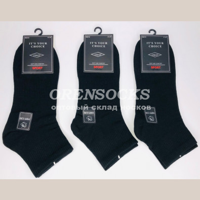 НОСКИ МУЖСКИЕ ХЛОПОК ЧЕРНОГО ЦВЕТА OSKO B2212