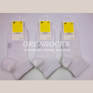 НОСКИ ПОДРОСТОК ХЛОПОК ПОЛУСЕТКА БЕЛЫЕ ШУГУАН ECOSOCKS C3813
