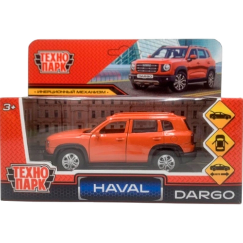 Модель DARGO-12-TK HAVAL Dargo,дл 12 см,дв,багаж,инер, терракотовый Технопарк  в кор. в Нижнем Новгороде