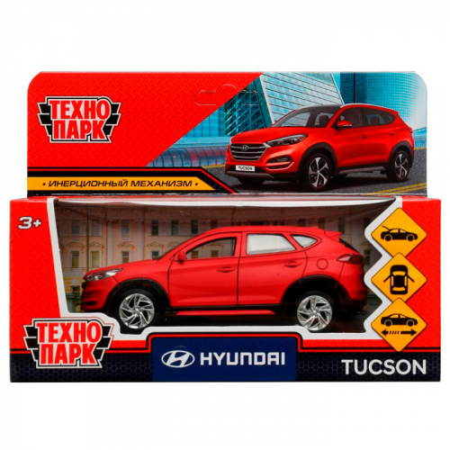 Модель TUCSON-12FIL-RD HYUNDAI TUCSON длина 12 см Технопарк в коробке /72/  в Нижнем Новгороде