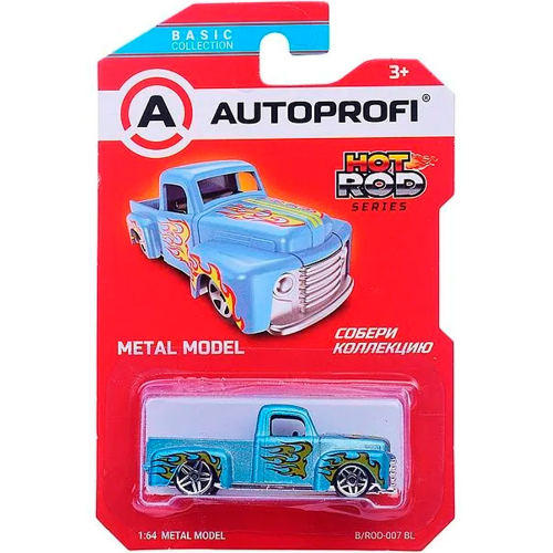 Модель 1:64 Серия HOT ROD CARS синий B/ROD-007 BL в Нижнем Новгороде