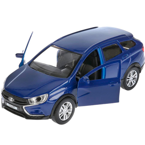 Модель VESTA-CROSS-BU Lada Vesta SW Cross синий Технопарк  в коробке в Нижнем Новгороде