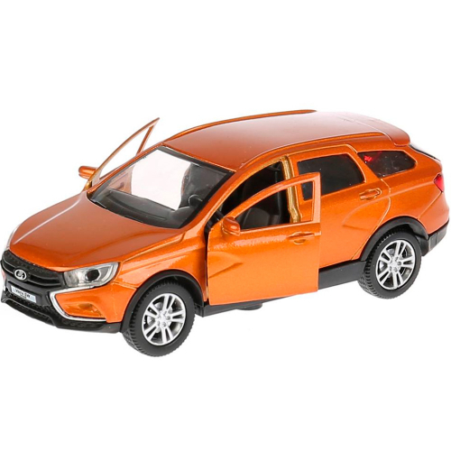 Модель VESTA-CROSS-GD Lada Vesta SW Cross золотой Технопарк  в коробке в Нижнем Новгороде