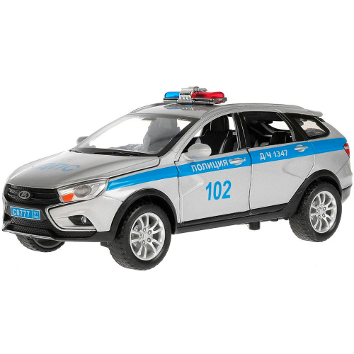 Модель VESTASWCR-124SLPOL-GY LADA SW Cross Полиция Технопарк  в коробке  в Нижнем Новгороде