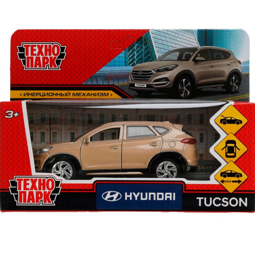 Модель TUCSON-12-BG HYUNDAI TUCSON бежевый Технопарк в коробке в Нижнем Новгороде