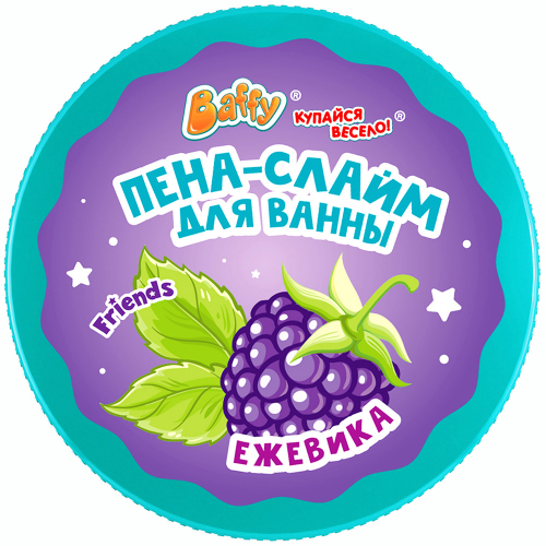 Пена-слайм для ванны детская 150 мл, ЕЖЕВИКА (Друзья Баффи) D8003-D ТМ 