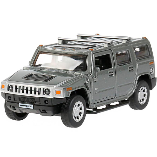 Модель HUM2-12GY Hummer H2 темно-серый Технопарк  в коробке в Нижнем Новгороде