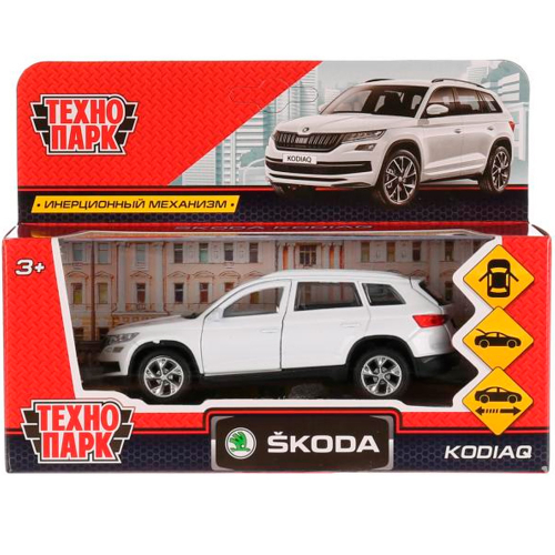 Модель KODIAQ-WH SKODA KODIAQ белый Технопарк в коробке в Нижнем Новгороде