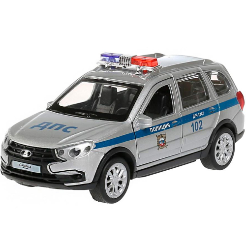 Модель GRANTACRS-12POL-SR Lada Granta Cross 2019 Полиция серебристый Технопарк  в коробке в Нижнем Новгороде