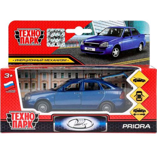 Модель SB-18-22-LP(BU)WB LADA Priora хэтчбек синий Технопарк  в коробке в Нижнем Новгороде