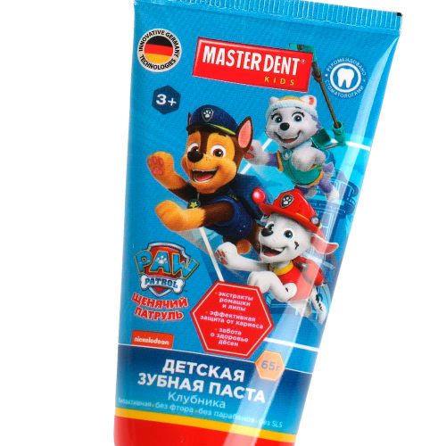 Зубная паста Щенячий Патруль клубника 65 гр MASTER DENT 122181-SCH в Нижнем Новгороде
