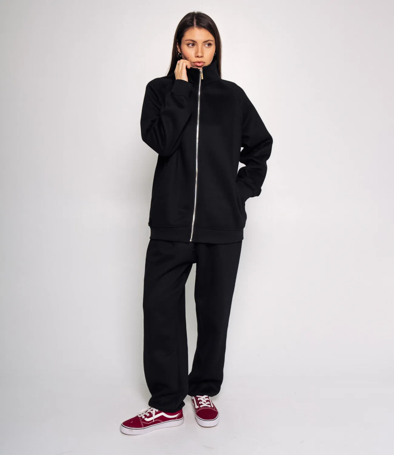 Спортивный костюм #КТ806 (8), чёрный