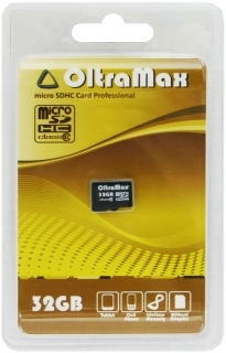 Карта памяти MicroSD OltraMax 32GB Class 10 без адаптера