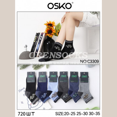 OSKO НОСКИ ДЕТСКИЕ ХЛОПОК АССОРТИ C3309