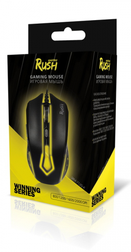 Мышь игровая Smartbuy Rush SBM-712G-K черная проводная