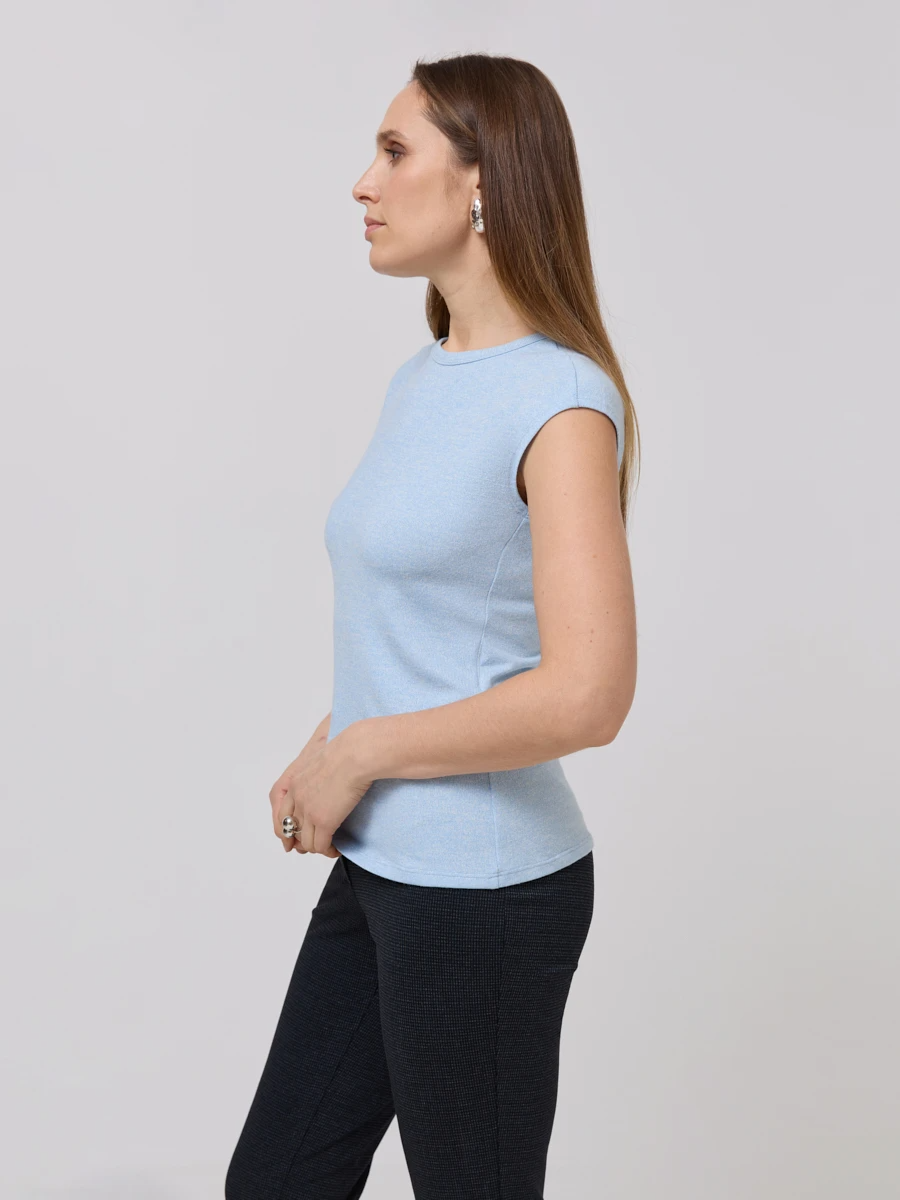 Топ-майка из вискозы 78.991.6226.336.1 Голубой