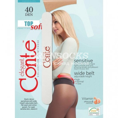 CONTE 40 DEN TOP заниженная талия Арт. 8C-63CП